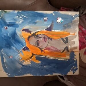 Michael hussar inspired painting by lady gaga